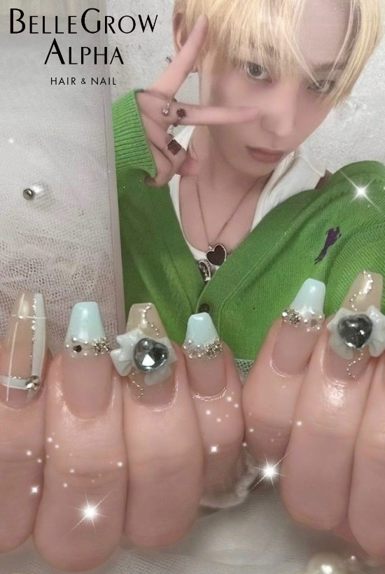 パステルフレンチネイル