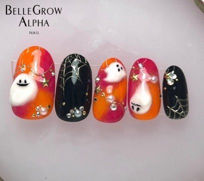 ハロウィンネイル