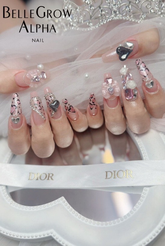 レオパード柄ネイル