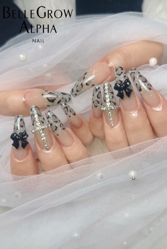 レオパード柄ネイル