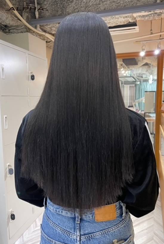地毛風黒上ロング