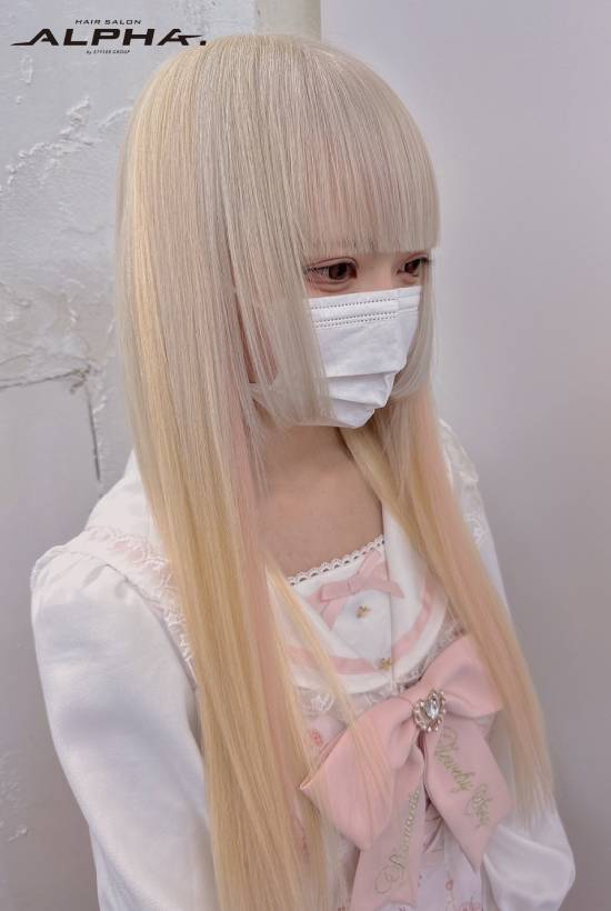 ハイトーン　white×pink