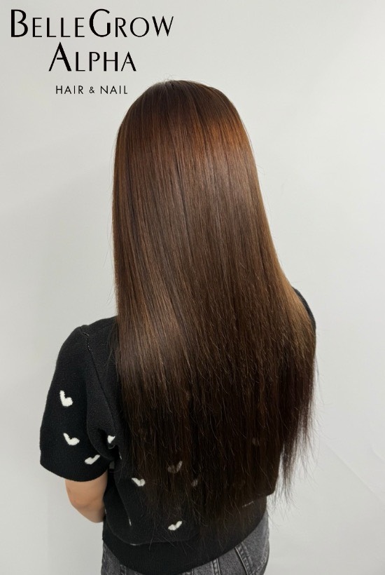 水素トリートメント＋カラー＋エクステ