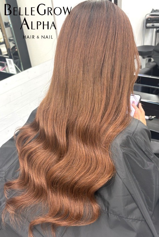 カラー+エクステ