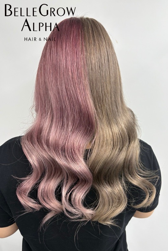 カラー+エクステ