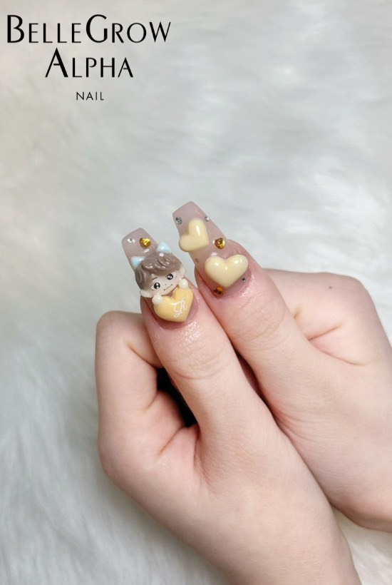 ３Dキャラアートネイル