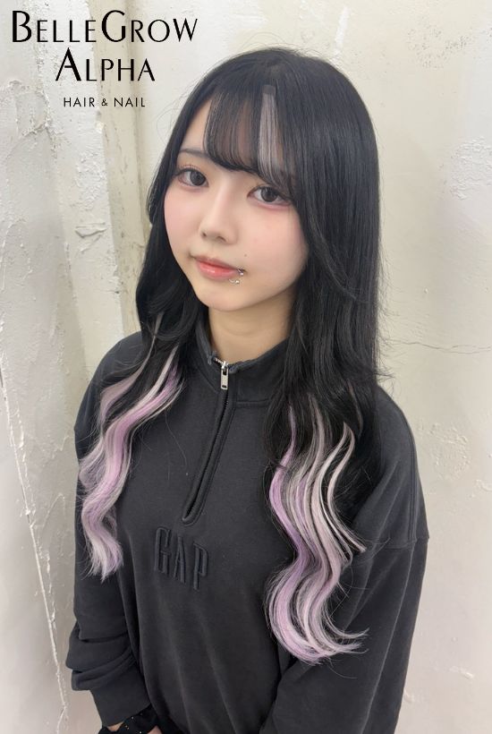 カラー+エクステ