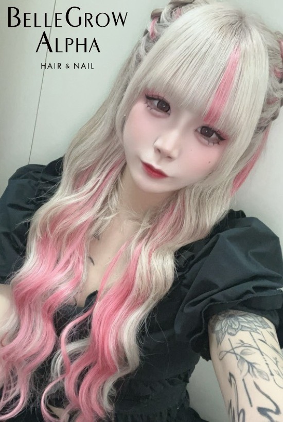 カラー+エクステ