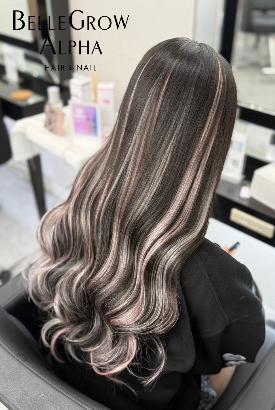 カラー+エクステ