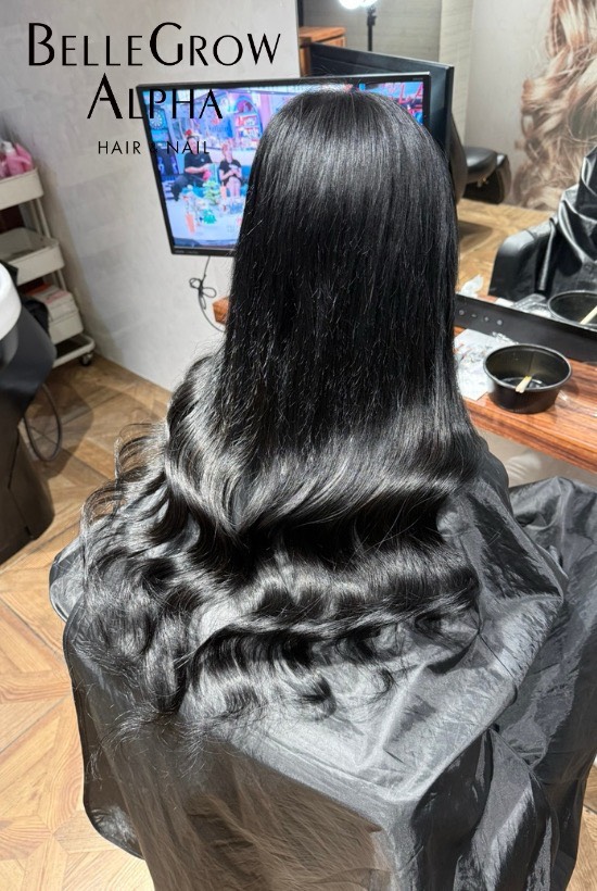 カラー+エクステ