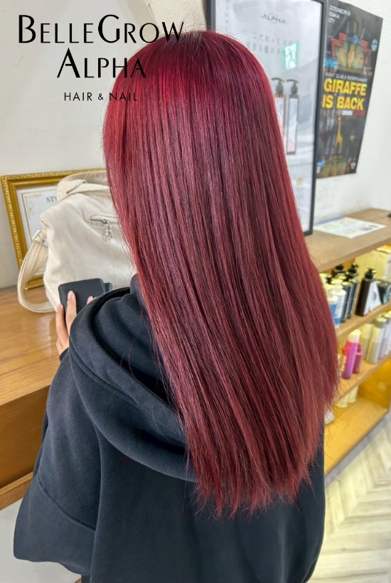 カラー+エクステ