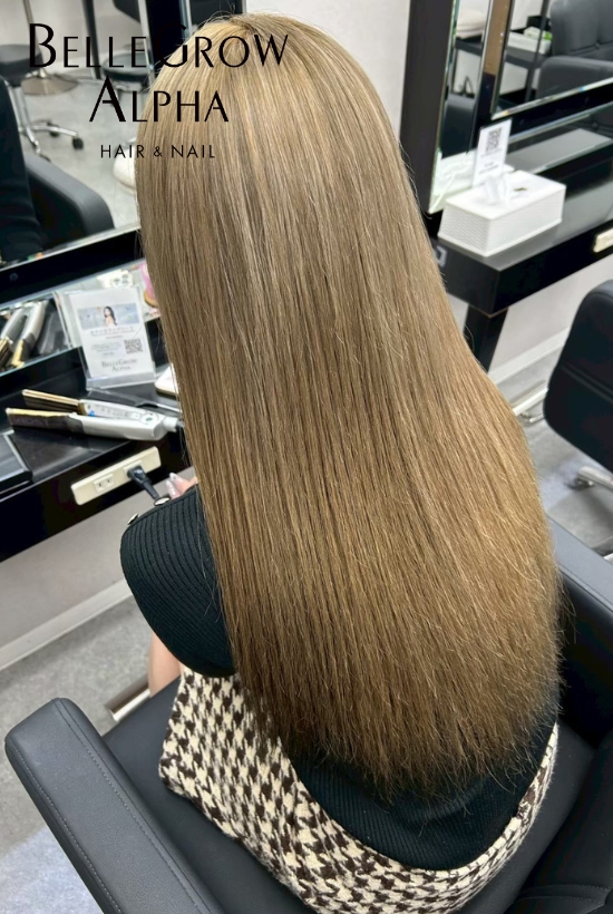 カラー+エクステ