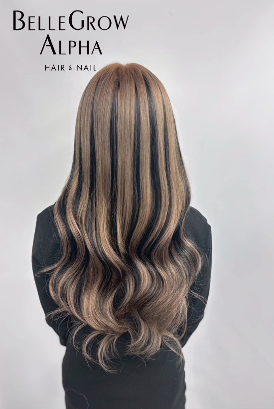 カラー+エクステ