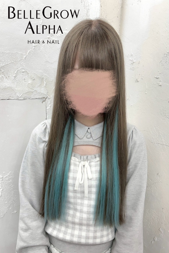 カラー+エクステ