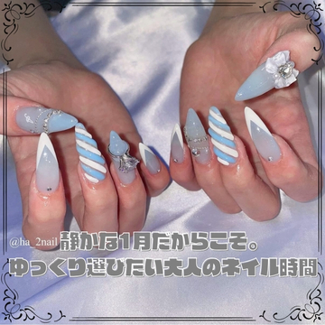 静かな1月だからこそ。ゆっくり選びたい大人のネイル時間